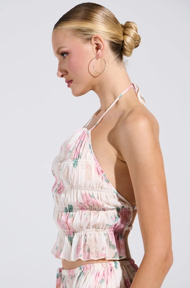 RUBY FLORAL BLOUSE sold by AKIRA product image thumbnail 4