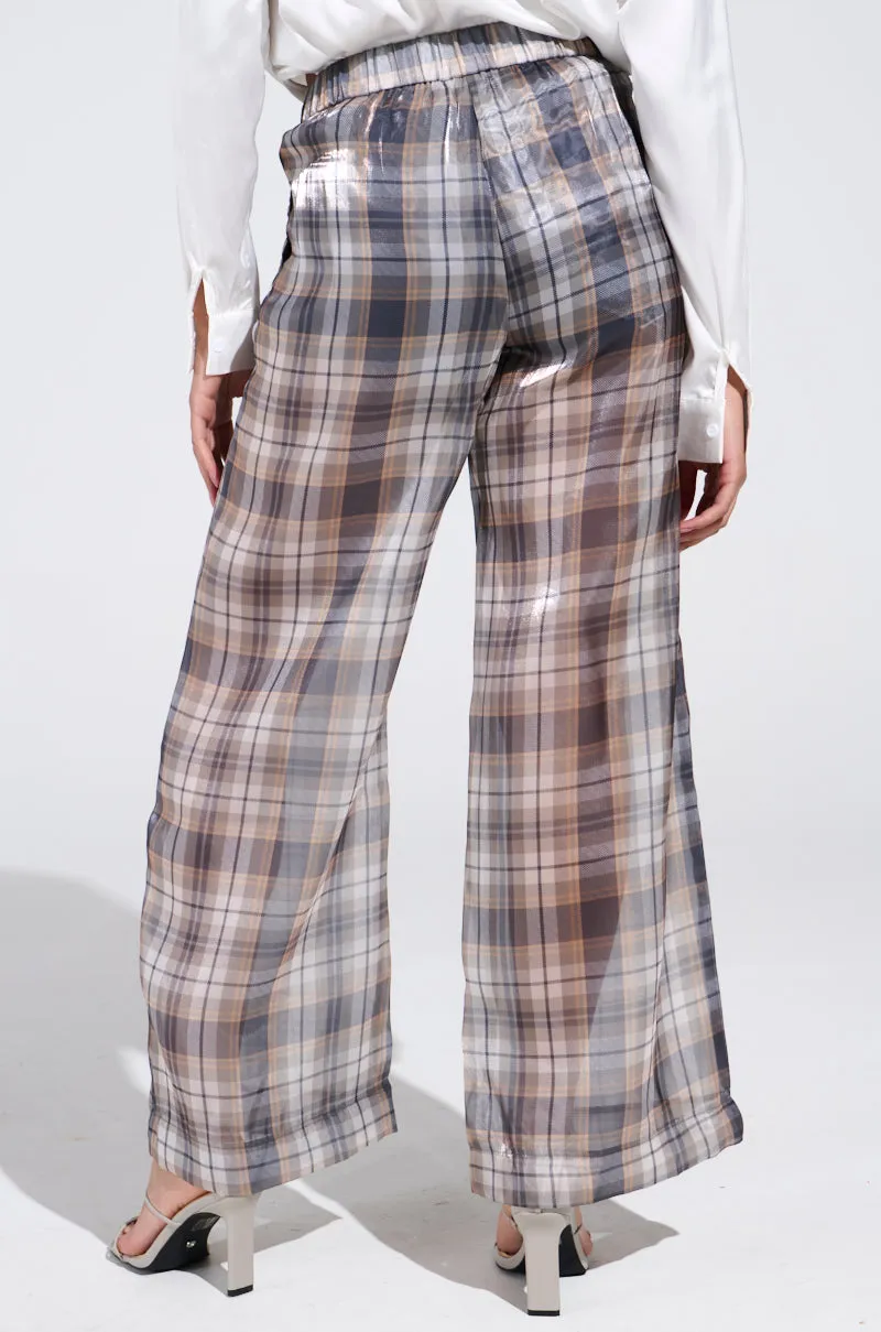 PLAID ABOUT YOU SHEER PANT sold by AKIRA product image thumbnail 5