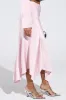 SOFIA SATIN MIDI SKIRT sold by AKIRA