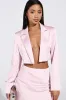 SOFIA CROPPED SATIN BLAZER sold by AKIRA