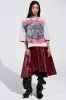 PRIMAL FURY CROPPED GRAPHIC SWEATSHIRT sold by AKIRA