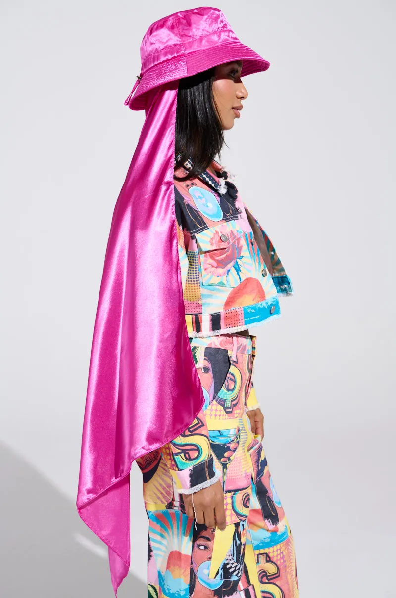 HOW YOU DOIN SATIN HAT sold by AKIRA product image thumbnail 2