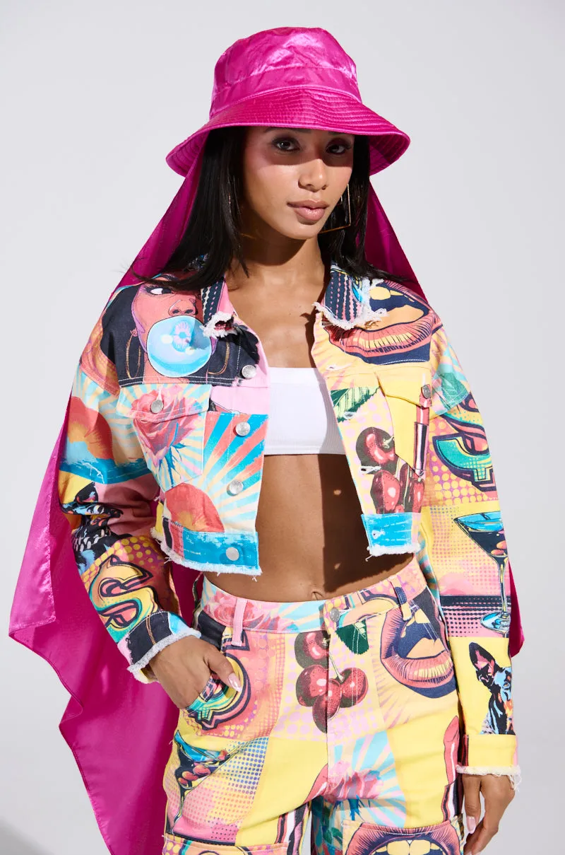 HOW YOU DOIN SATIN HAT sold by AKIRA