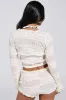 FREE OF LOVE TIE-FRONT TOP sold by AKIRA