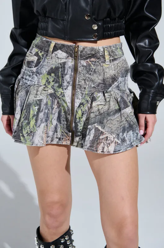 MOVIN DIFFERENT MINI SKIRT sold by AKIRA