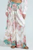 FLORAL GARDEN SATIN PALAZZO PANT sold by AKIRA