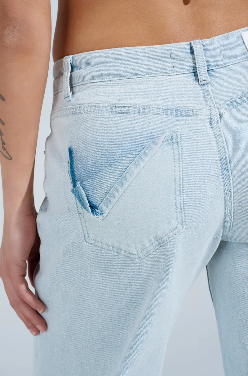 CHANGE OF PERSPECTIVE WIDE LEG DENIM PANTS sold by AKIRA product image thumbnail 5