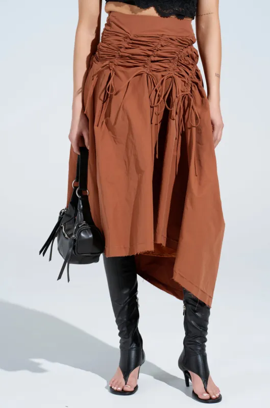 GET WITH IT MAXI SKIRT sold by AKIRA