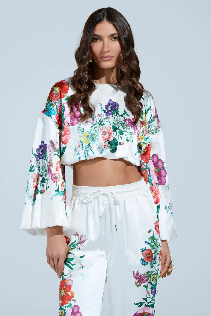 FULL BLOOM ZIP OFF SLEEVES BLOUSE sold by AKIRA product image thumbnail 3