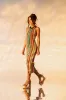 ON THE RUN PRINTED MIDI DRESS sold by AKIRA