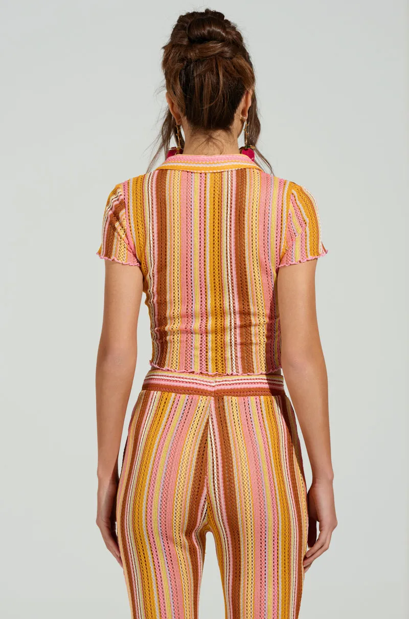 PALOMA KNIT COLLARED TOP sold by AKIRA product image thumbnail 4