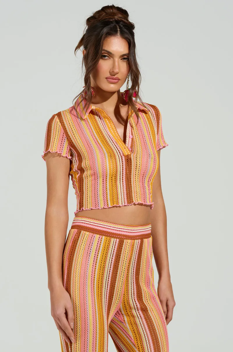 PALOMA KNIT COLLARED TOP sold by AKIRA product image thumbnail 2