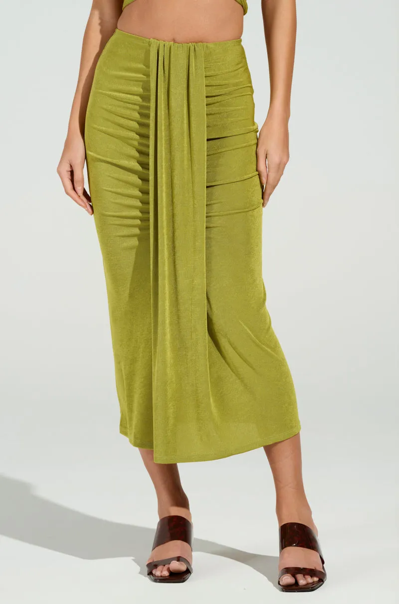 VANJA SLINKY MIDI SKIRT sold by AKIRA product image thumbnail 3
