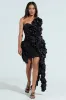 STAR OF THE SHOW RUFFLE MINI DRESS sold by AKIRA