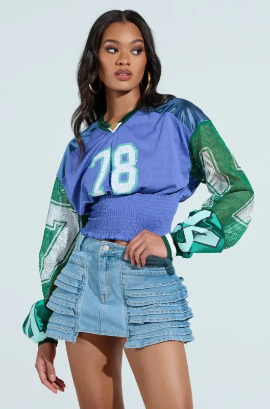 MEXICO RUCHED JERSEY sold by AKIRA