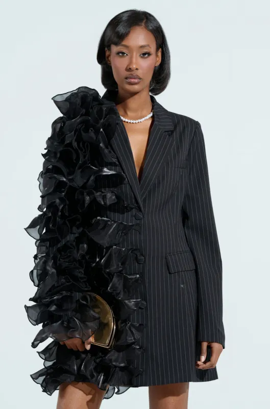 RAMY RUFFLE BLAZER sold by AKIRA
