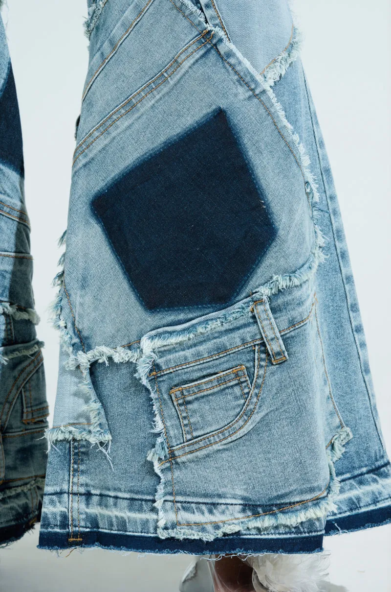 ALL OVER ME DENIM PATCHWORK JEANS sold by AKIRA product image thumbnail 5