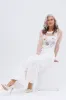 ROSE PETAL WIDE LEG PANT sold by AKIRA