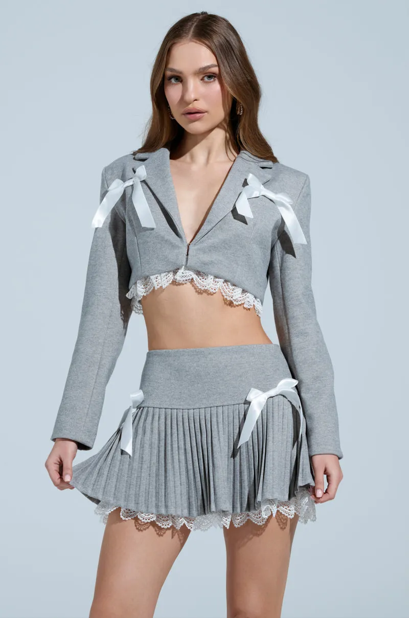 MARLEY LACE TRIM BLAZER sold by AKIRA