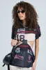 GIRL BOSS MOMENTS BLACK MULTI CUT OUT TSHIRT sold by AKIRA