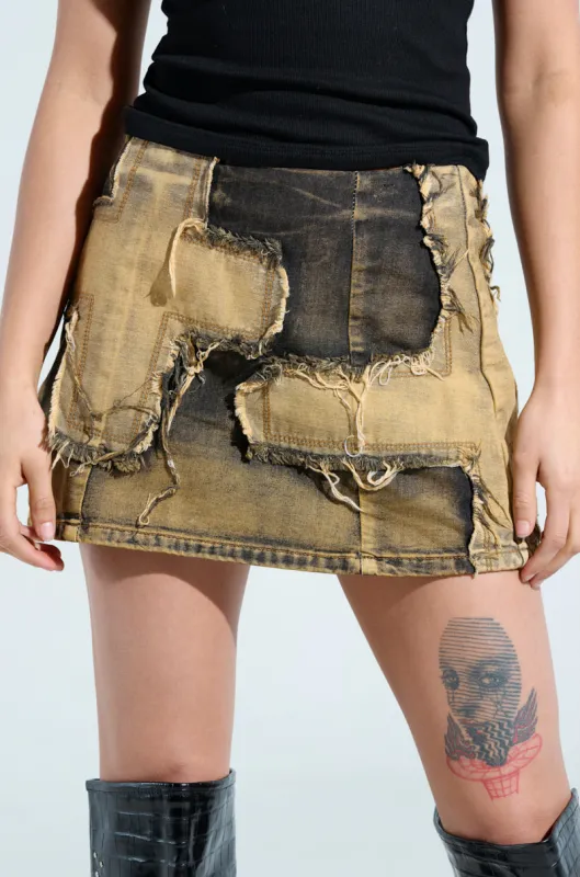 ONE TOO MANY MINI SKIRT sold by AKIRA