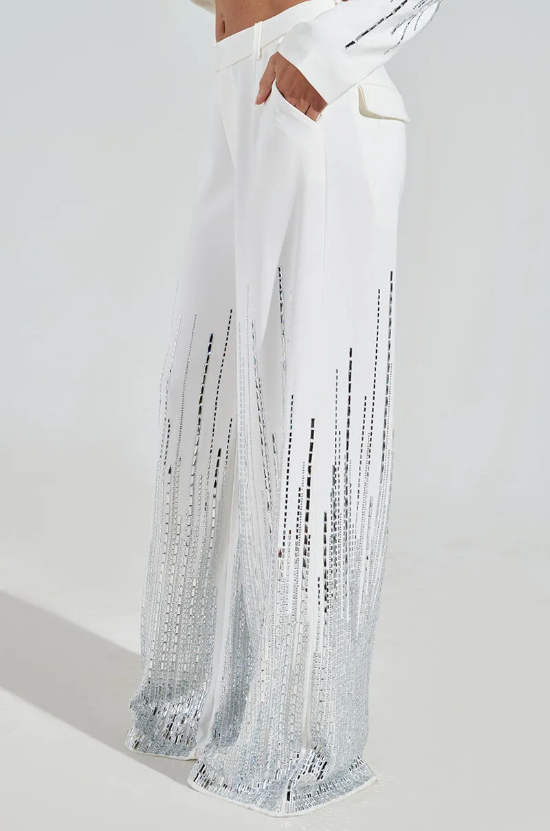 MILA EMBELLISHED FLARE PANT sold by AKIRA product image thumbnail 4