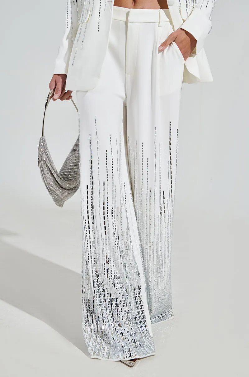 MILA EMBELLISHED FLARE PANT sold by AKIRA product image thumbnail 3