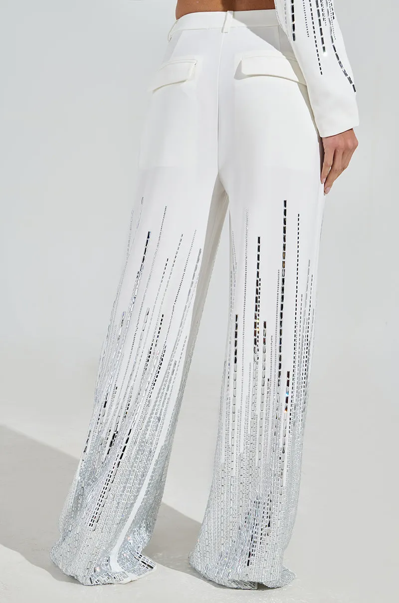 MILA EMBELLISHED FLARE PANT sold by AKIRA product image thumbnail 5