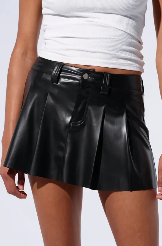 LUCKY LOO MINI SKIRT sold by AKIRA