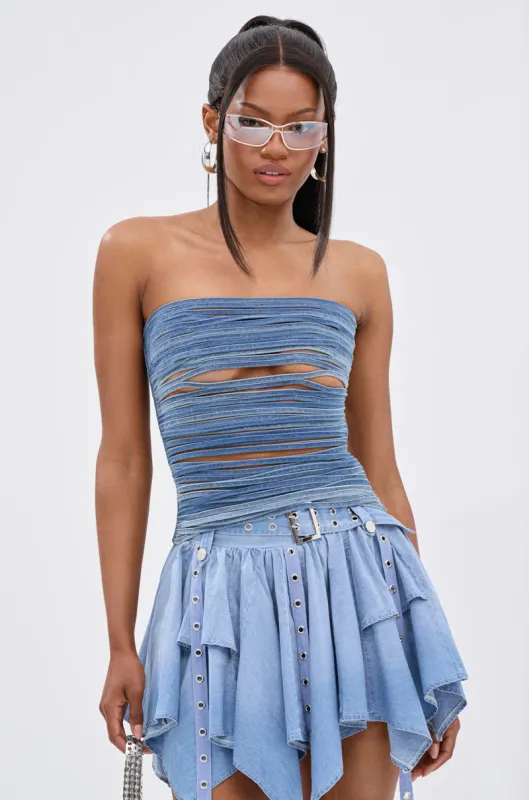 RIP ME UP CORSET TOP sold by AKIRA
