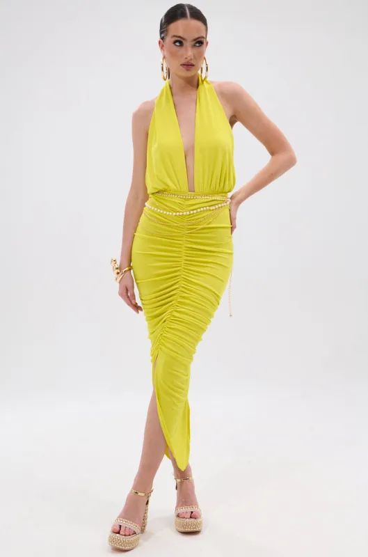 TIMELESS MESH MAXI SKIRT sold by AKIRA