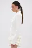 STRICTLY BUSINESS BLAZER ROMPER IN WHITE sold by AKIRA