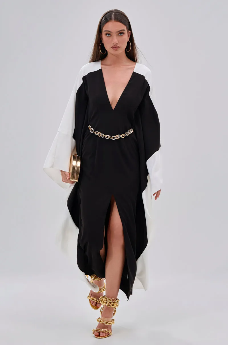 JULIE TWO TONE MIDI DRESS sold by AKIRA product image thumbnail 2