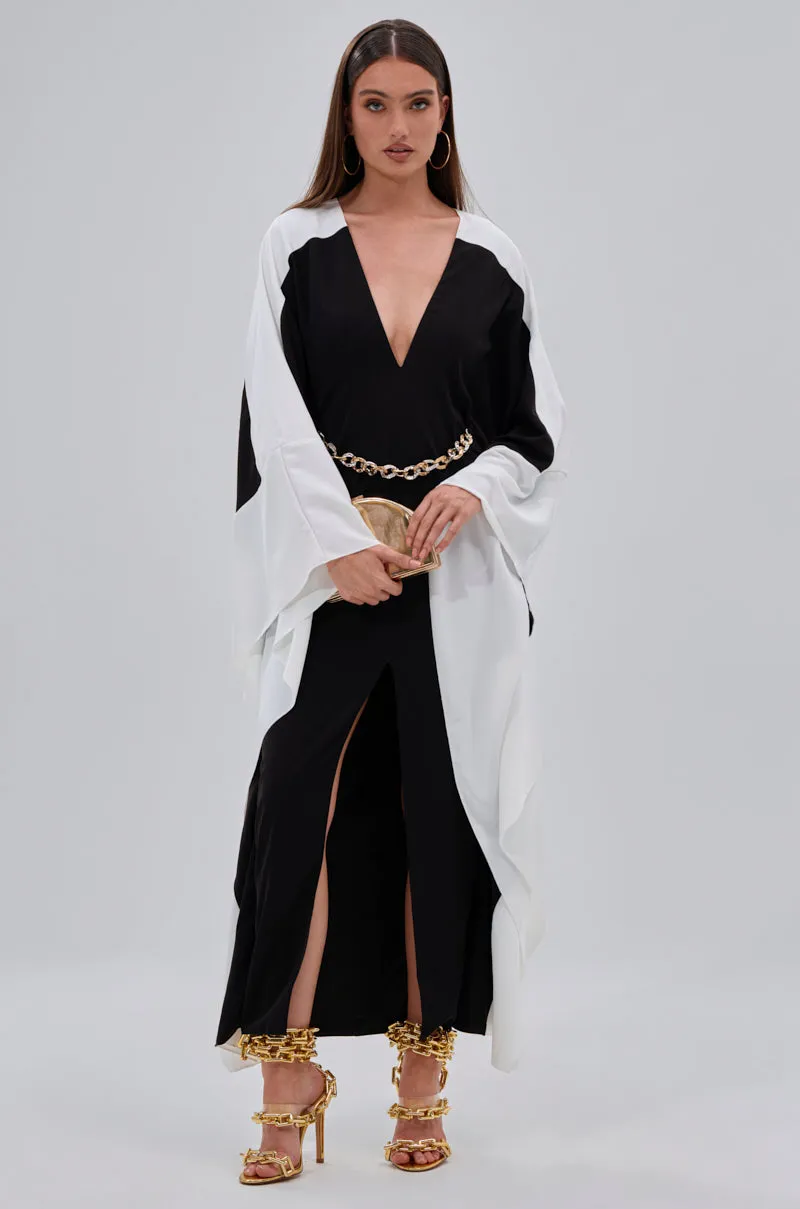 JULIE TWO TONE MIDI DRESS sold by AKIRA product image thumbnail 4