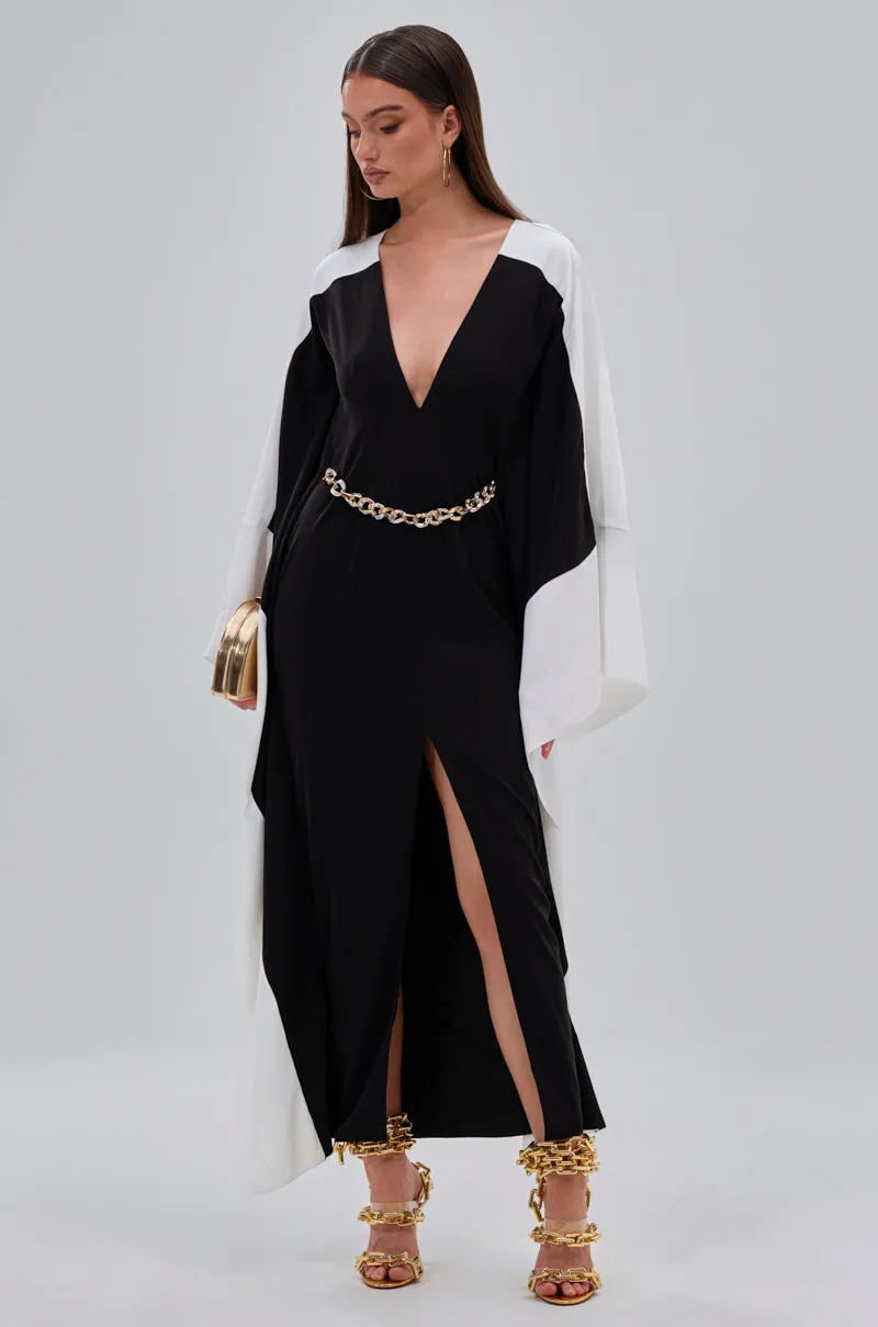 JULIE TWO TONE MIDI DRESS sold by AKIRA product image thumbnail 3