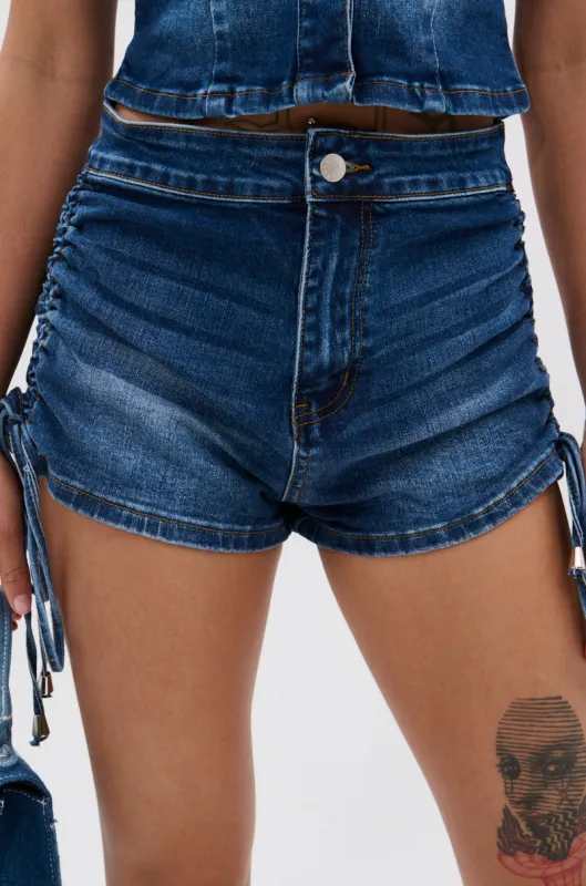 R13 Crossover Short - Bain Blue | Parallel
