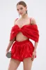 JULIETTE SATIN ROMPER sold by AKIRA