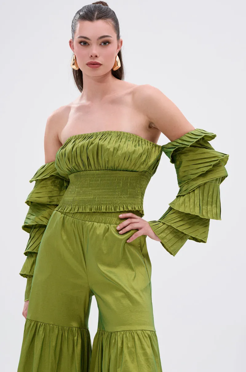 RUFFLE CITY BLOUSE sold by AKIRA product image thumbnail 2