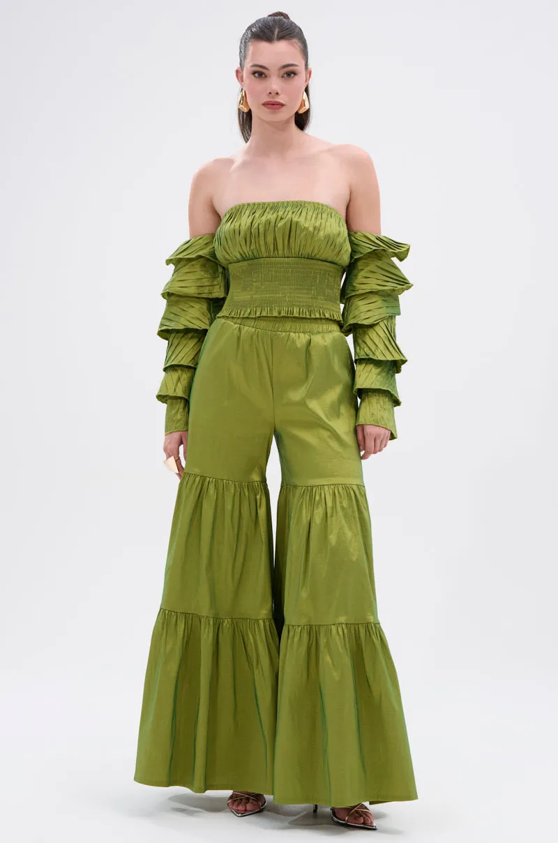 RUFFLE CITY PANTS sold by AKIRA