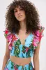 SOMETHING FEELS RIGHT FLORAL BLOUSE sold by AKIRA