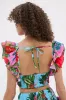 SOMETHING FEELS RIGHT FLORAL BLOUSE sold by AKIRA