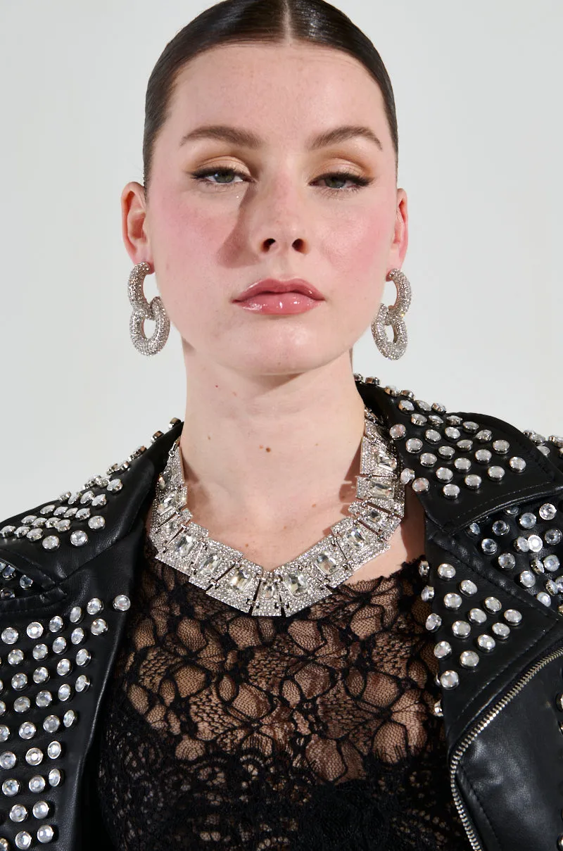 CLEO ICED OUT NECKLACE sold by AKIRA product image thumbnail 2
