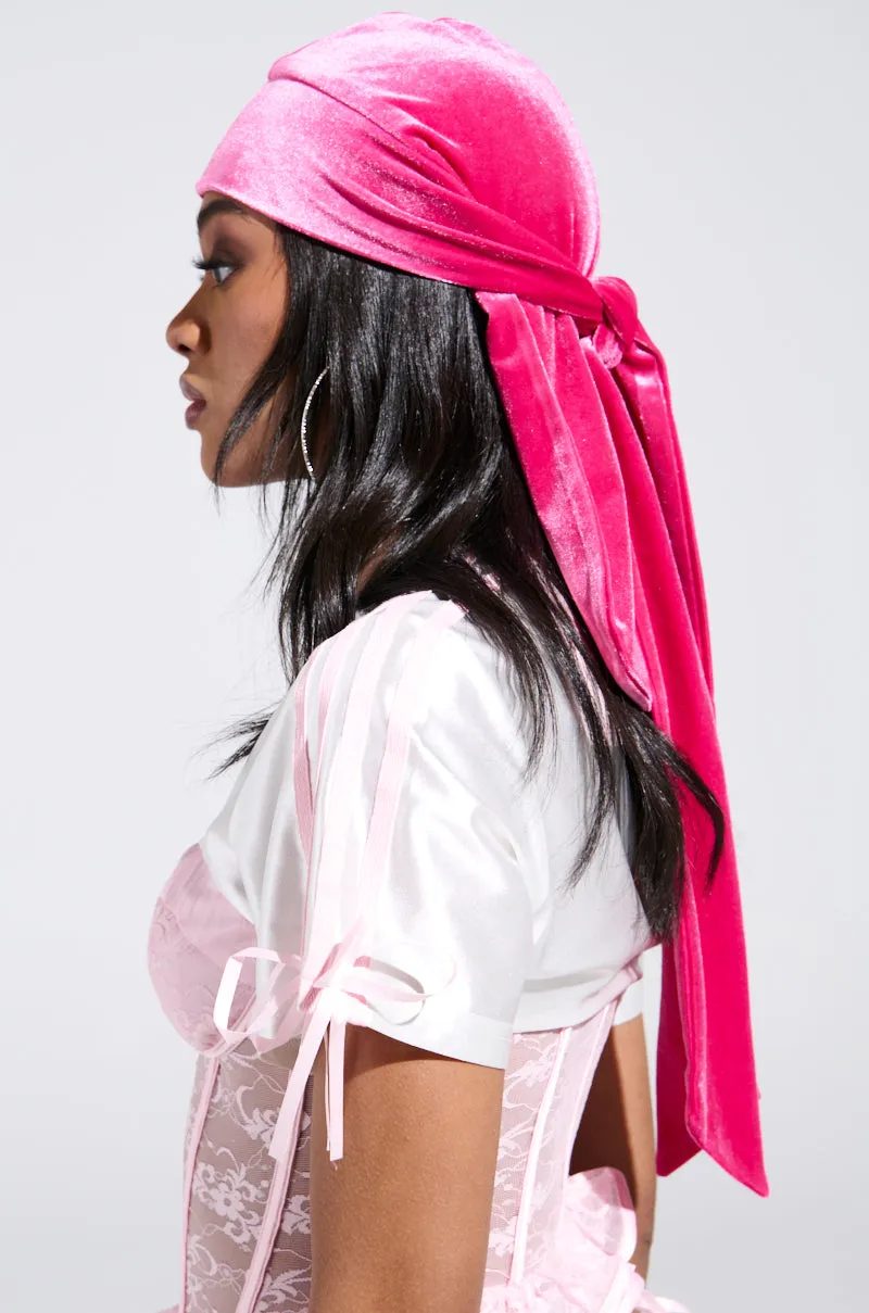 RAY VELVET DURAG sold by AKIRA product image thumbnail 3