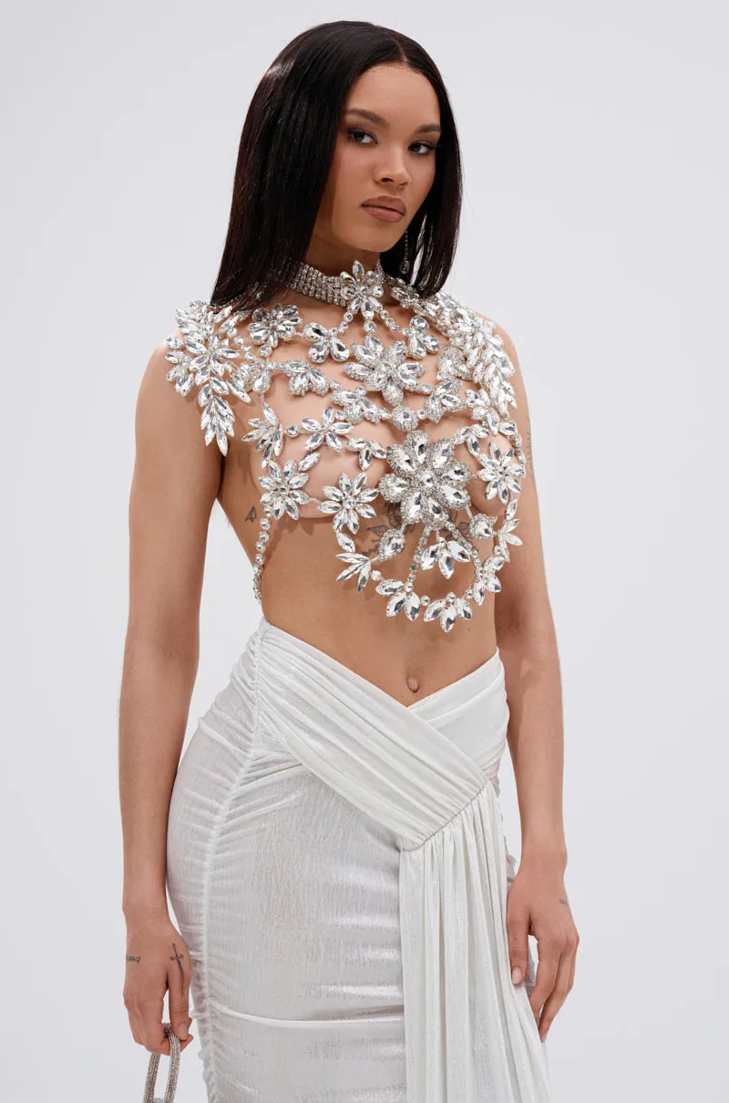 ICE QUEEN RHINESTONE TOP sold by AKIRA product image thumbnail 4