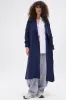HARLEM PINSTRIPE TRENCH sold by AKIRA