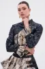 WON'T STOP MOVING BROCADE MINI BLAZER sold by AKIRA