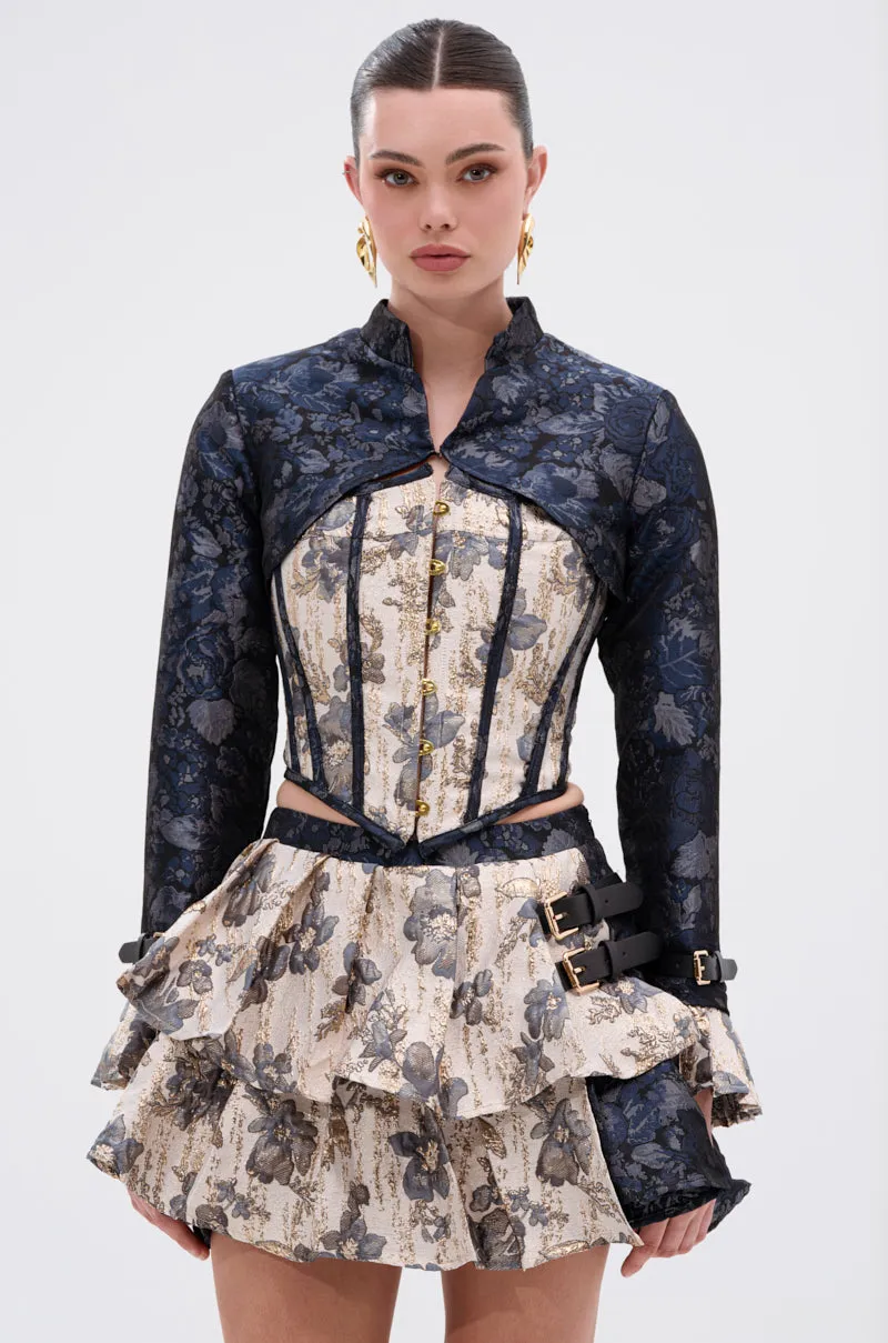 WON'T STOP MOVING BROCADE MINI BLAZER sold by AKIRA product image thumbnail 2