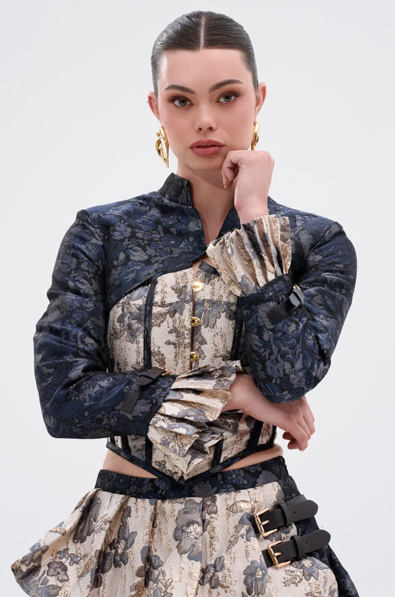 WON'T STOP MOVING BROCADE MINI BLAZER sold by AKIRA product image thumbnail 3