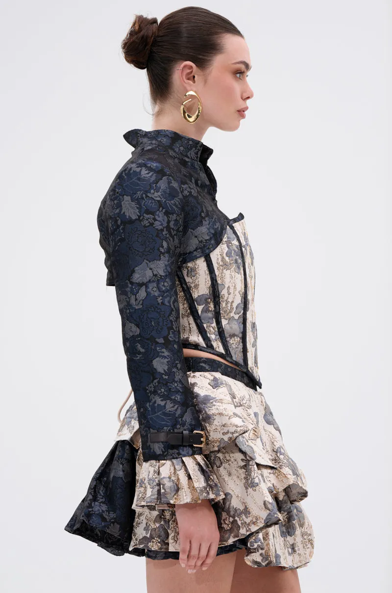 WON'T STOP MOVING BROCADE MINI BLAZER sold by AKIRA product image thumbnail 5