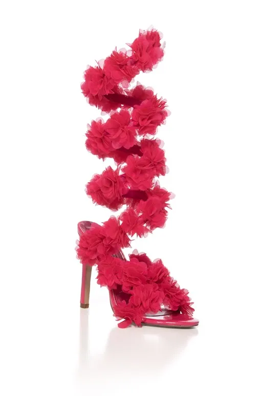 AZALEA WANG THEODOSIA PINK STILETTO SANDAL sold by AKIRA product image thumbnail 5